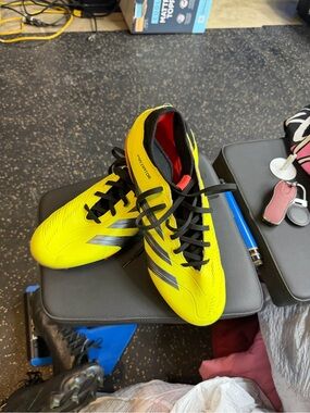 adidas Yellow and Black Predator Men's Soccer Cleats